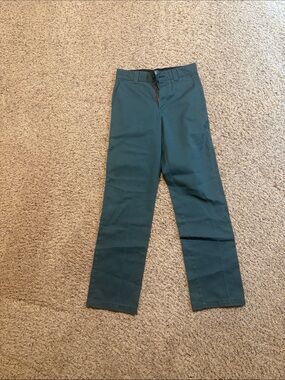 Dickies Teal Straight-Leg Work Chinos